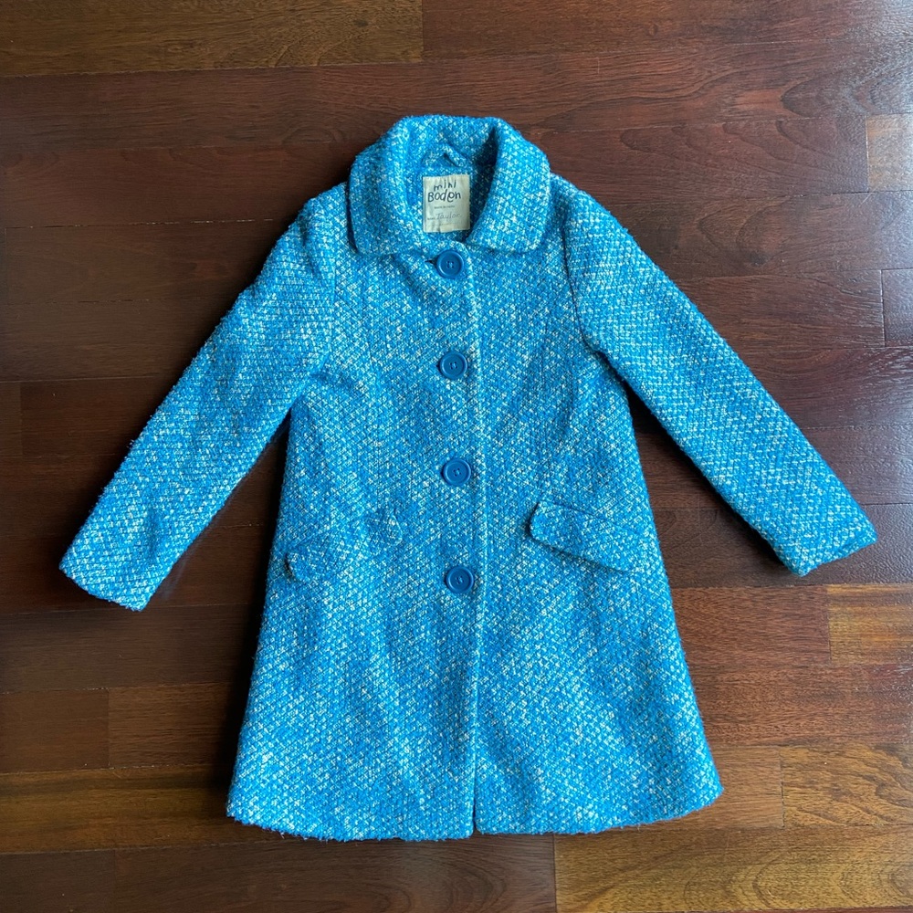 EUC Mini Boden Girl’s Coat. Perfect for spring and fall! Size: Girl’s 7-8.